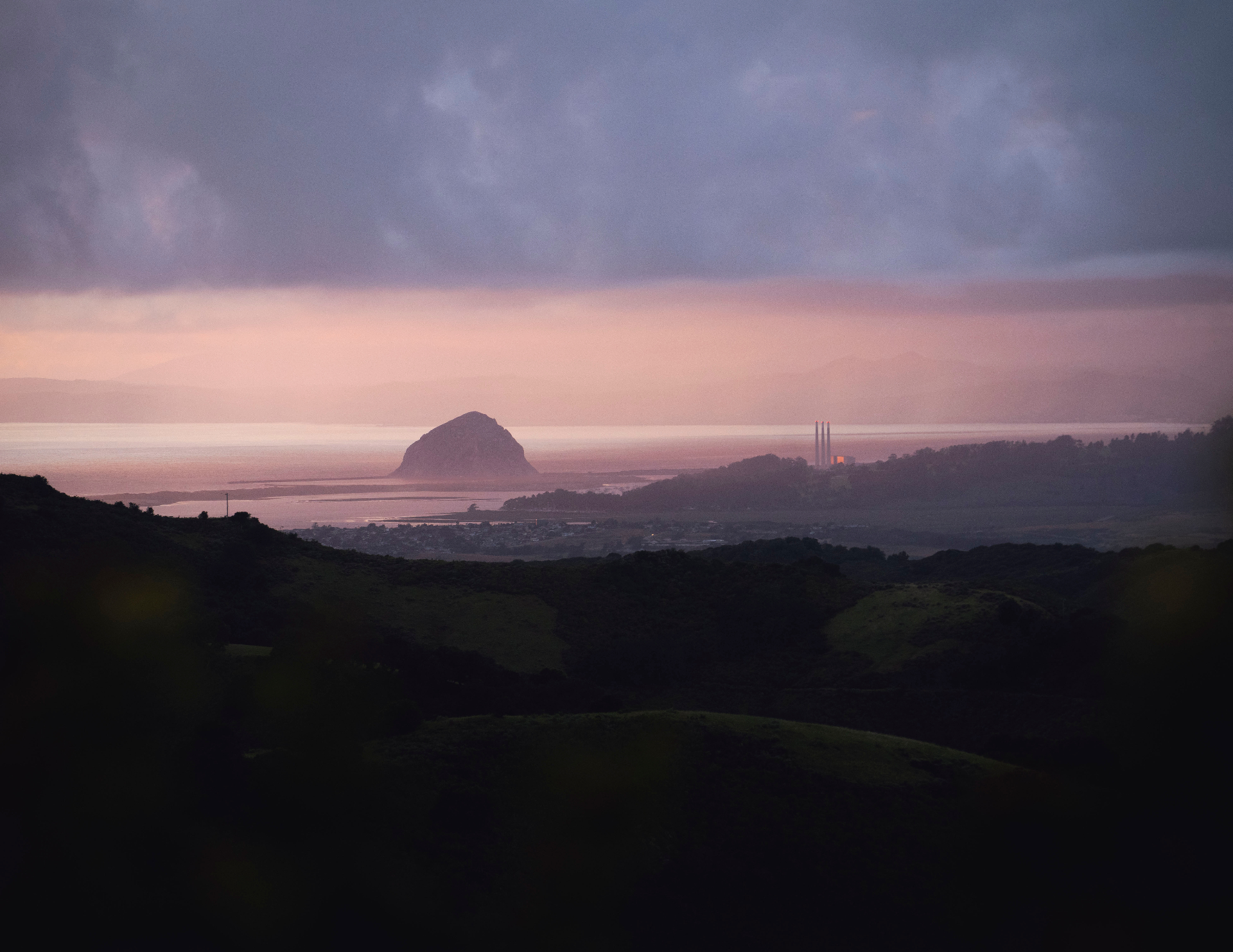 Sunrise overlook in El Salvador