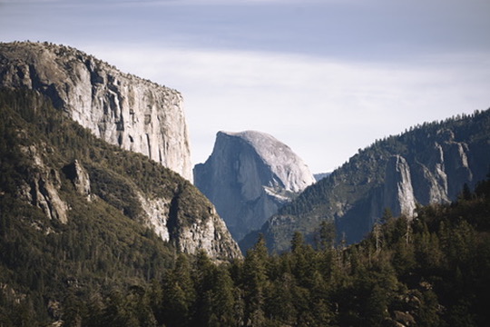 Half Dome from Tunnel View